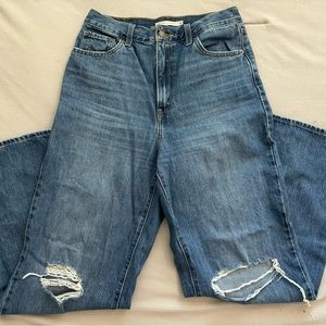 high waisted straight leg levi’s